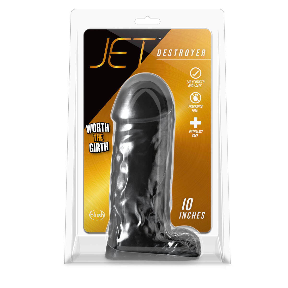 Dildo Realistico Blush Jet PVC Ø 8,2 cm
