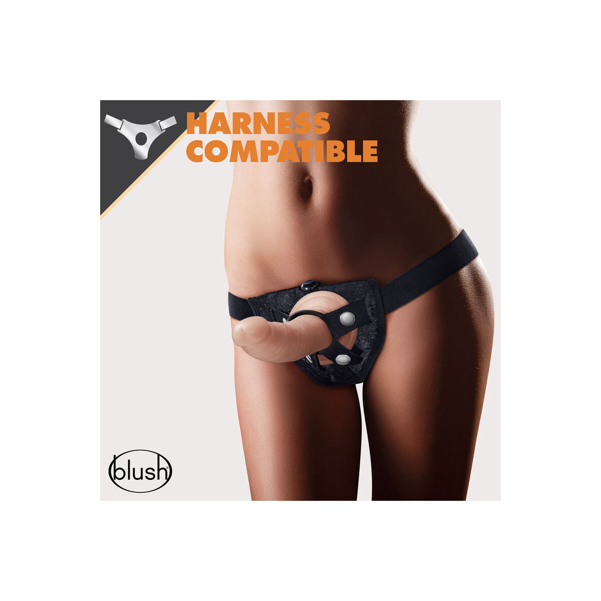Dildo Realistico Blush Dr Skin TPE Ø 3,8 cm
