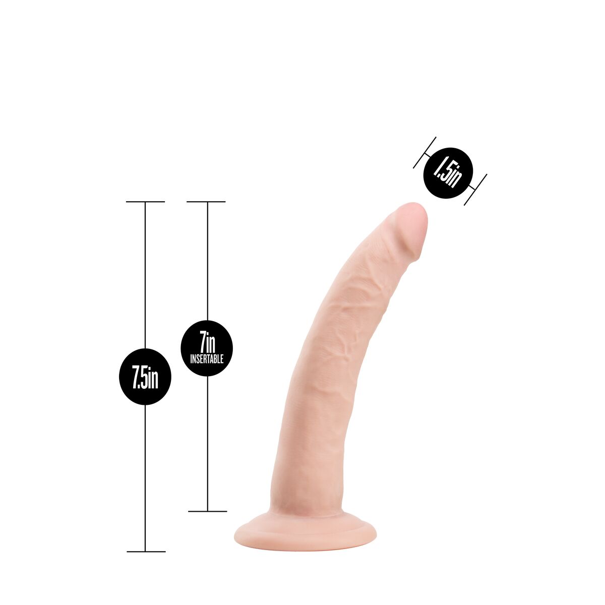 Dildo Realistico Blush Au Naturel TPE Ø 3,3 cm