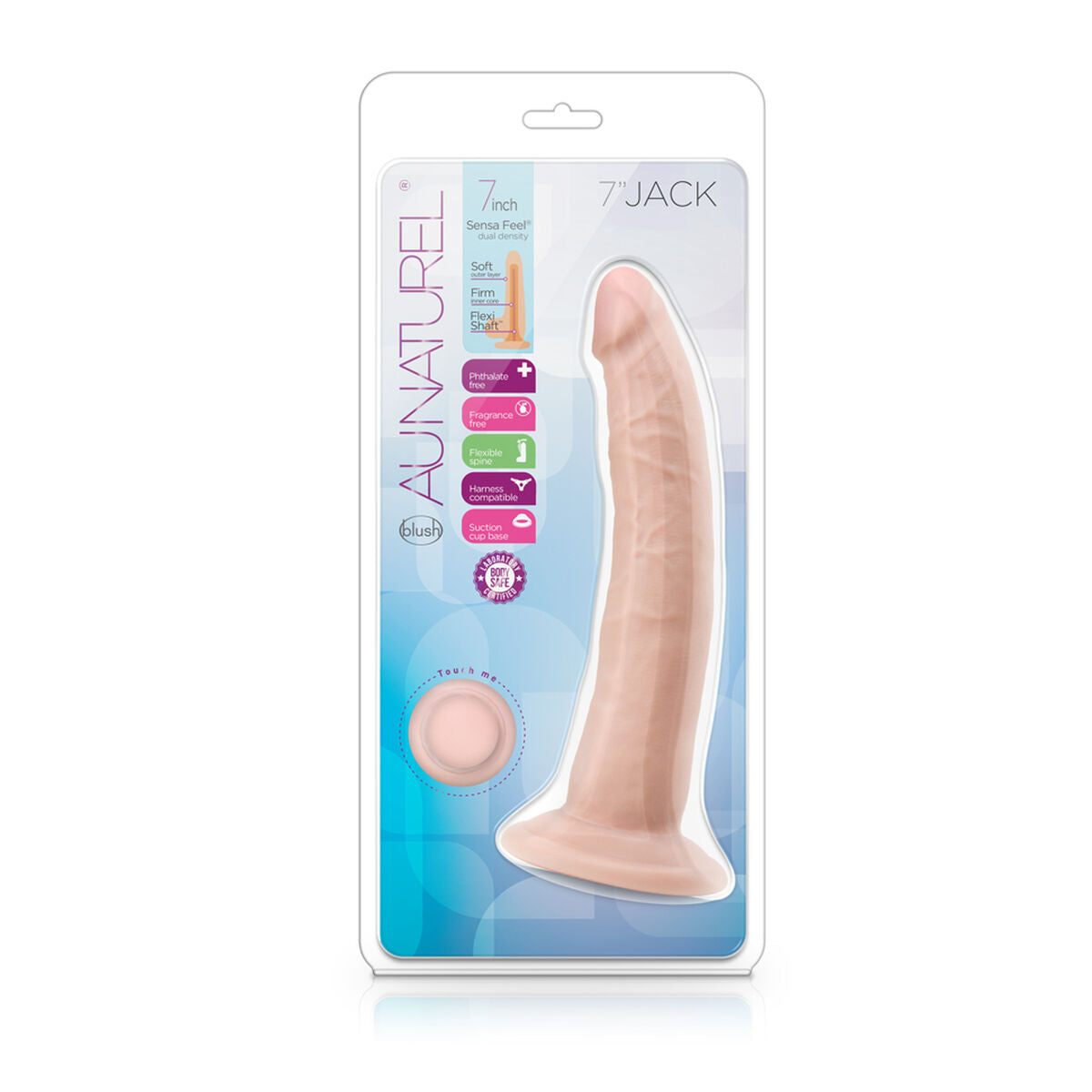 Dildo Realistico Blush Au Naturel TPE Ø 3,3 cm