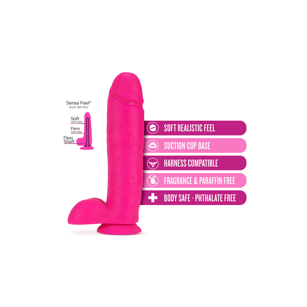 Dildo Realistico Blush Neo PVC Ø 5,7 cm