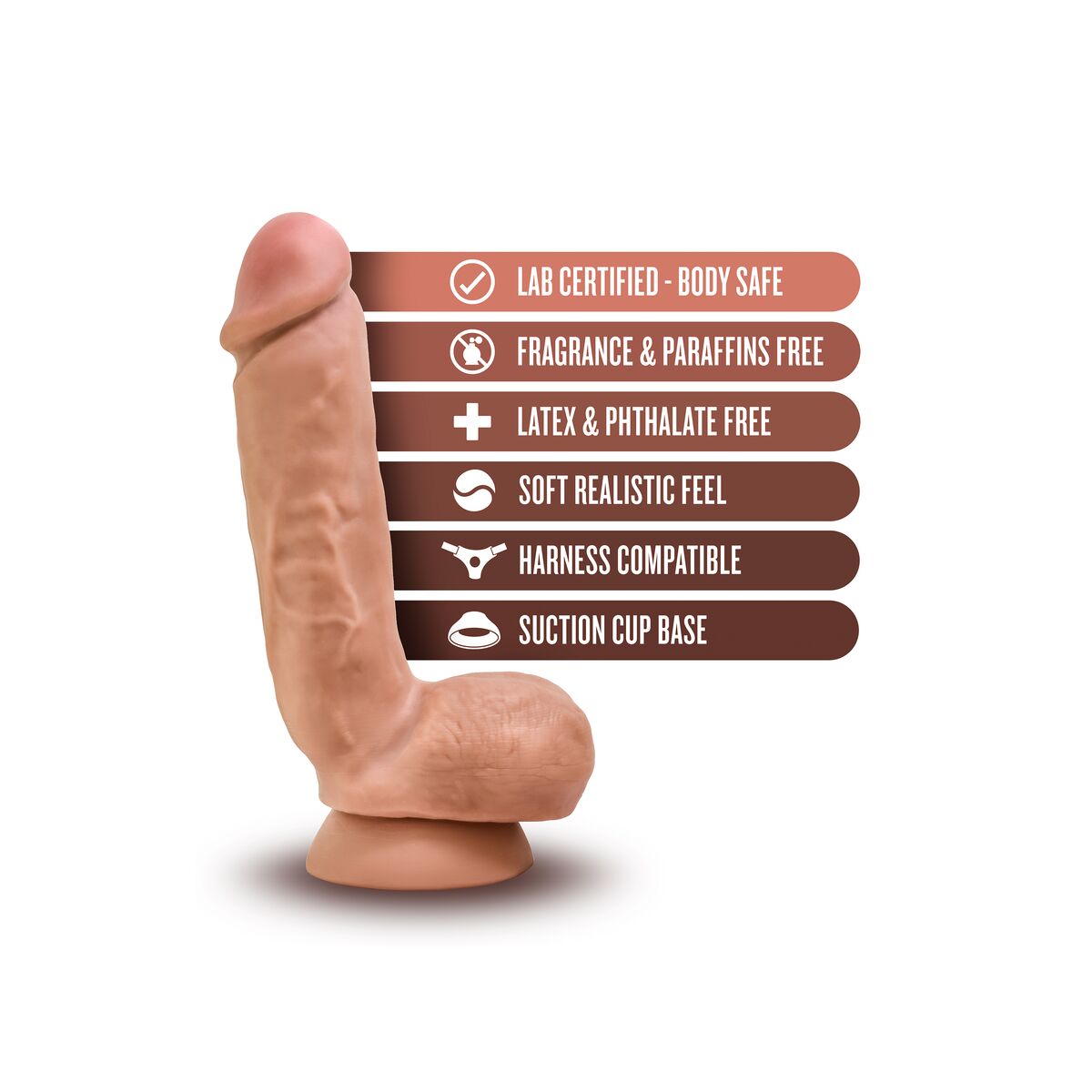 Dildo Realistico Blush Loverboy TPE Ø 4,7 cm