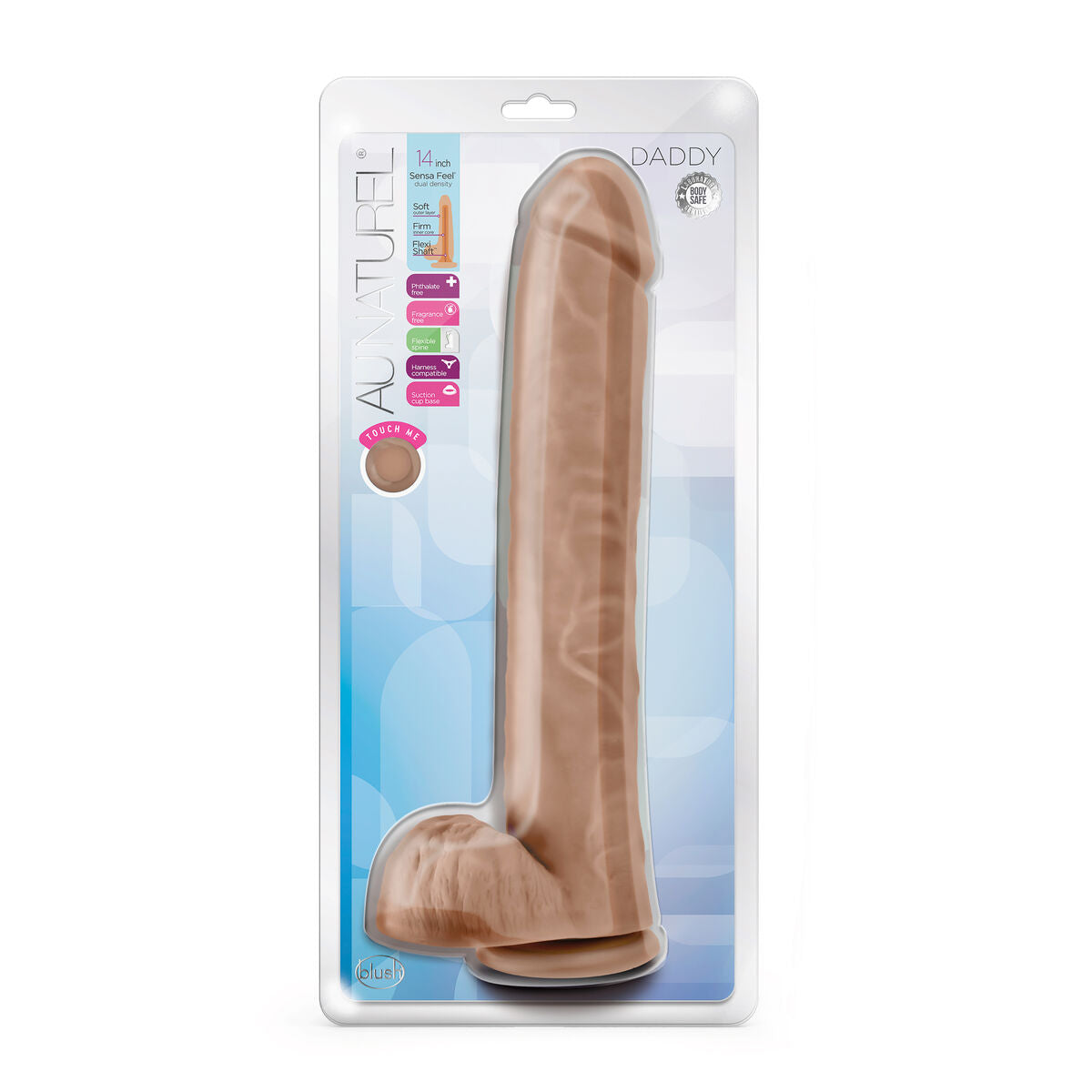 Dildo Realistico Blush Au Naturel TPE Ø 6,3 cm