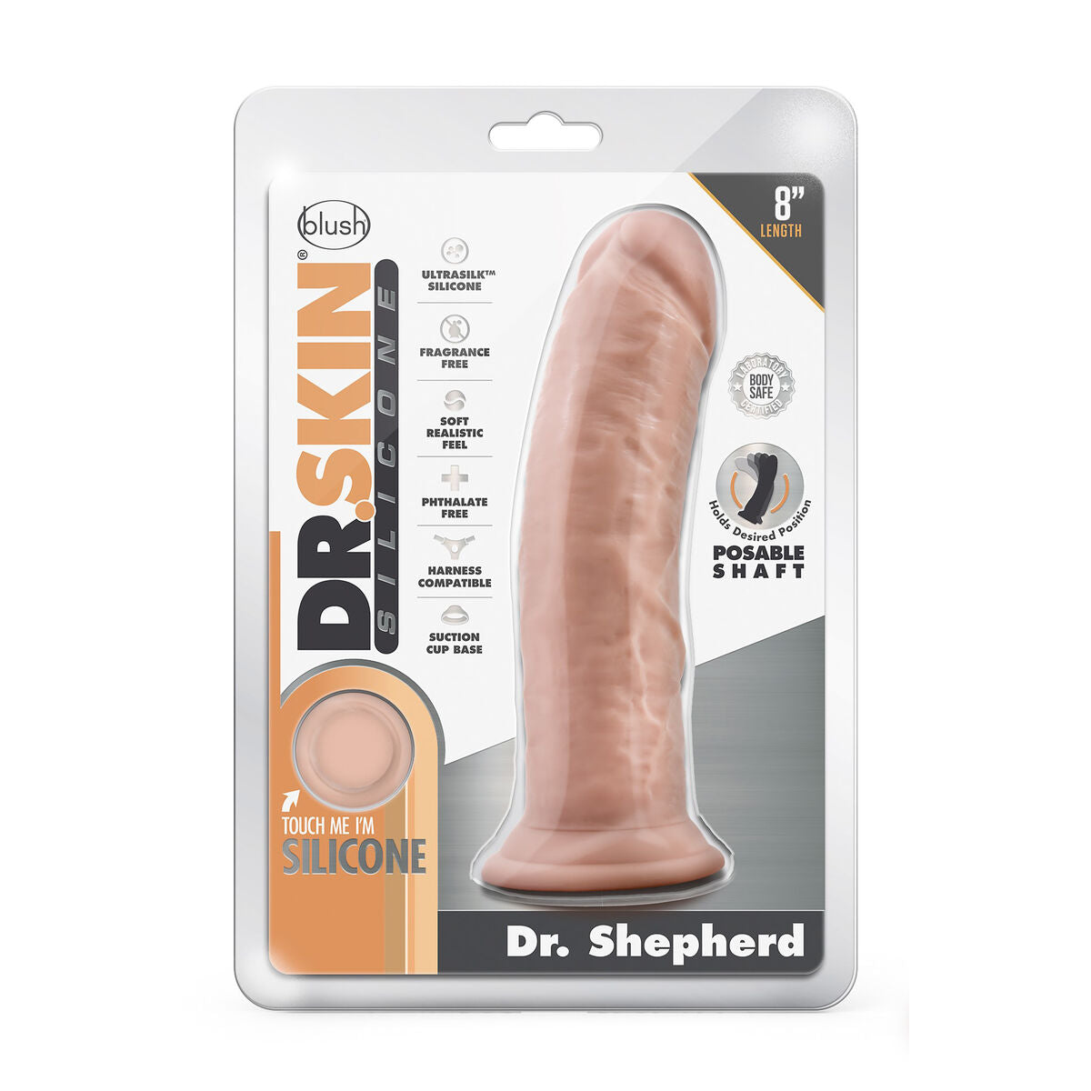 Dildo Realistico Blush Dr Skin Silicone Ø 5 cm