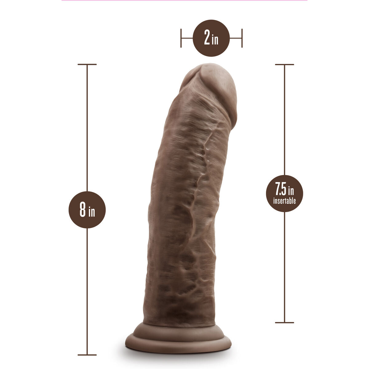 Dildo Realistico Blush Dr Skin Silicone Ø 5 cm