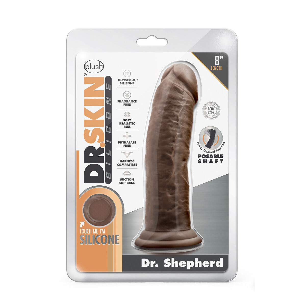 Dildo Realistico Blush Dr Skin Silicone Ø 5 cm