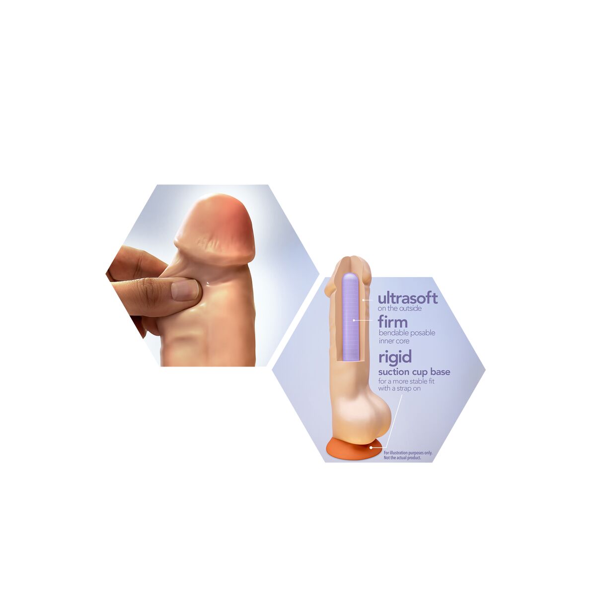 Dildo Realistico Blush Dr Skin TPE Ø 3,1 cm