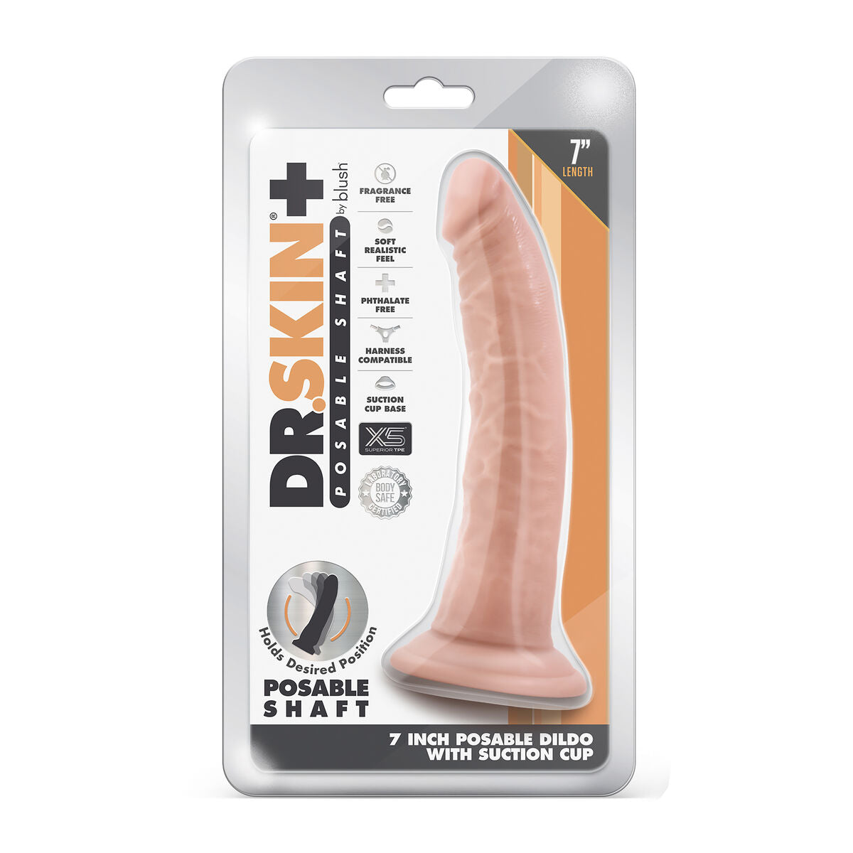 Dildo Realistico Blush Dr Skin TPE Ø 3,8 cm