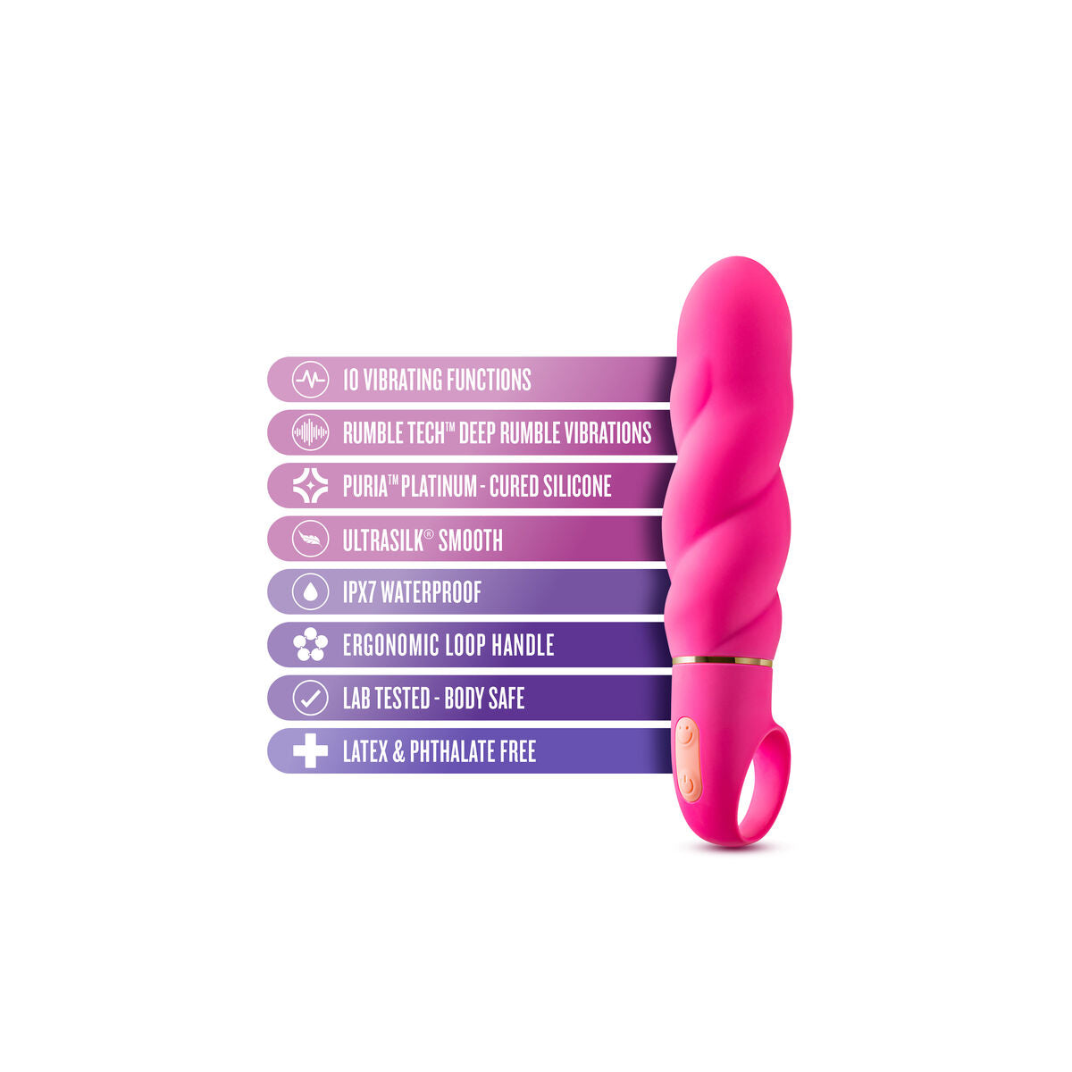 Vibratore Blush Aria Rosa