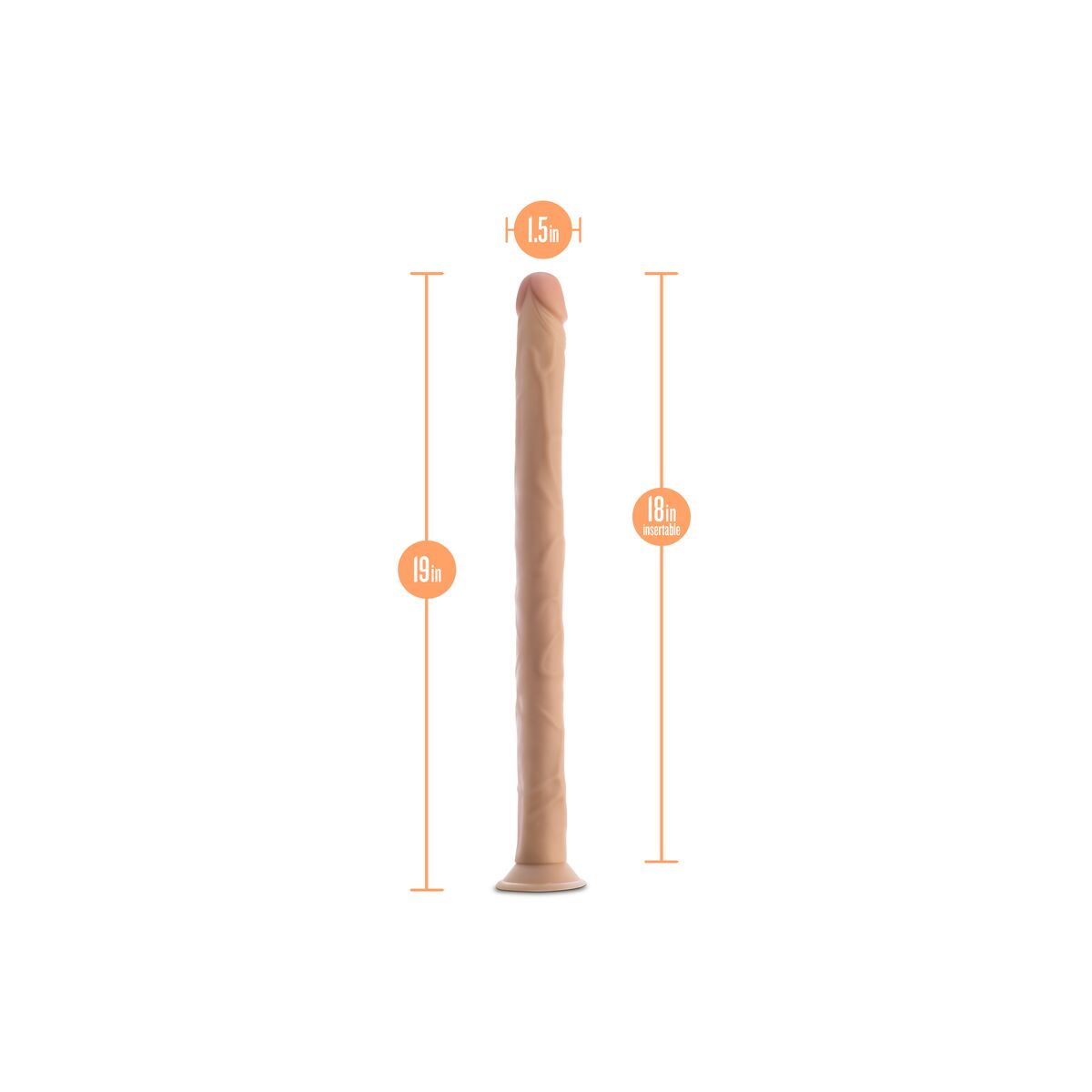 Dildo Realistico Blush Dr Skin PVC Ø 3,6 cm