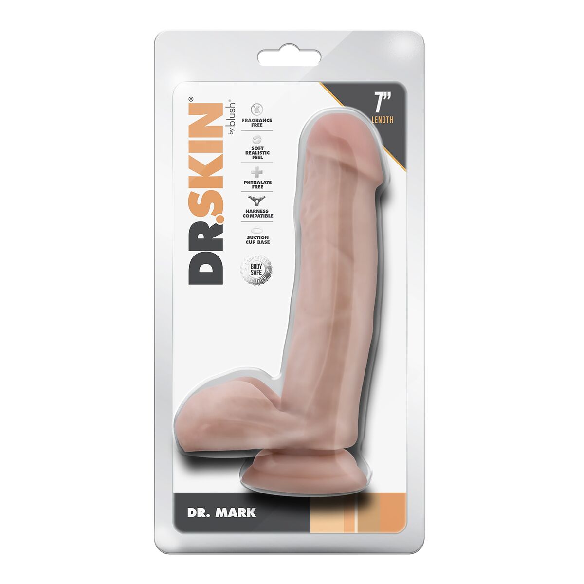 Dildo Realistico Blush Dr Skin PVC Ø 3,8 cm