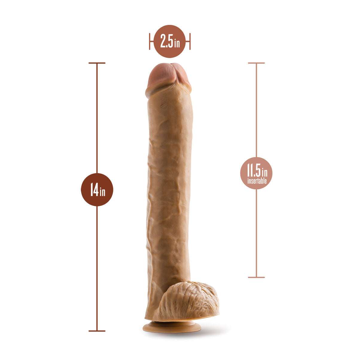 Dildo Realistico Blush Dr Skin PVC Ø 6,3 cm
