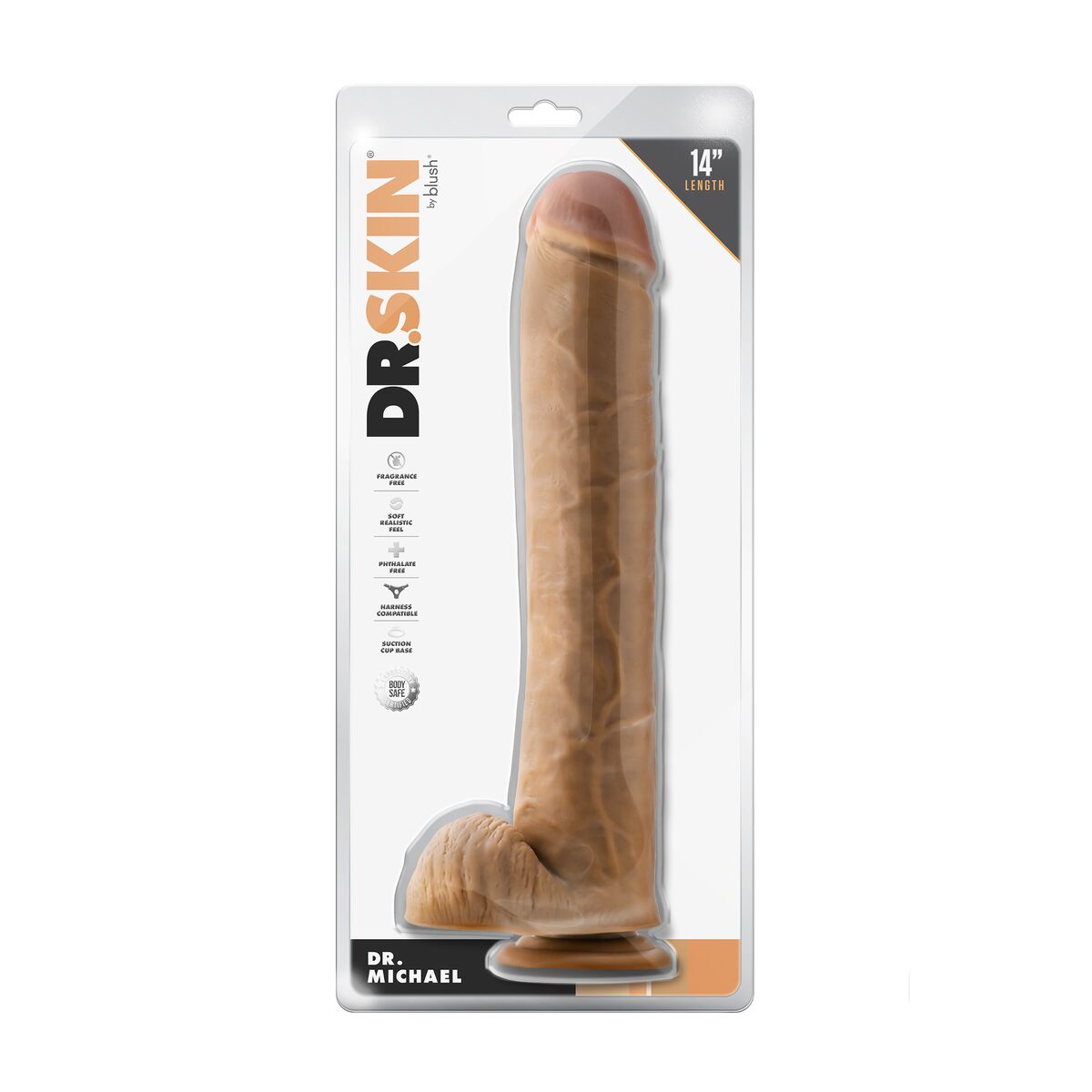 Dildo Realistico Blush Dr Skin PVC Ø 6,3 cm
