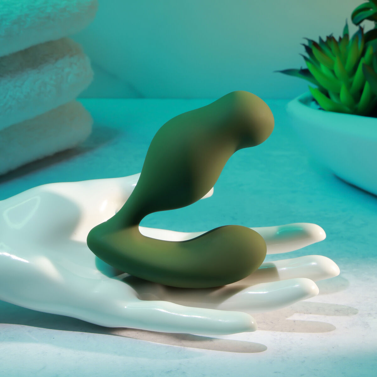 Vibratore Anale Cassini Nero Zero Tolerance Verde