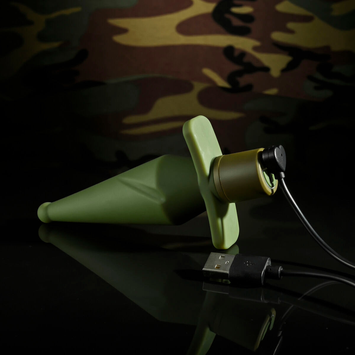 Vibratore Anale Cassini Nero Selopa Verde