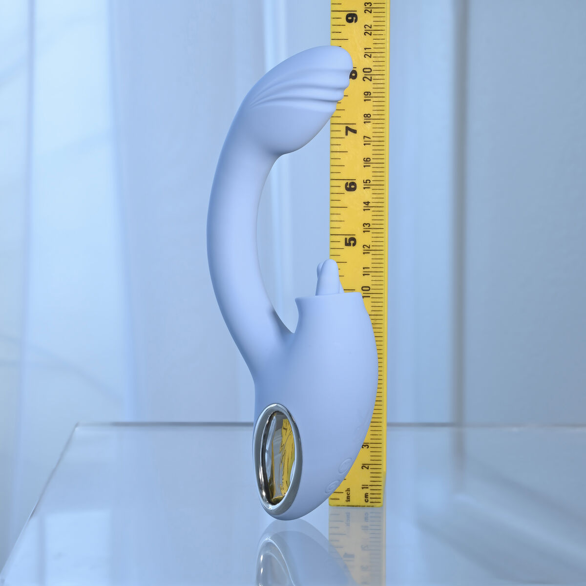 Vibratore Doppia Stimolazione Evolved Playboy Azzurro