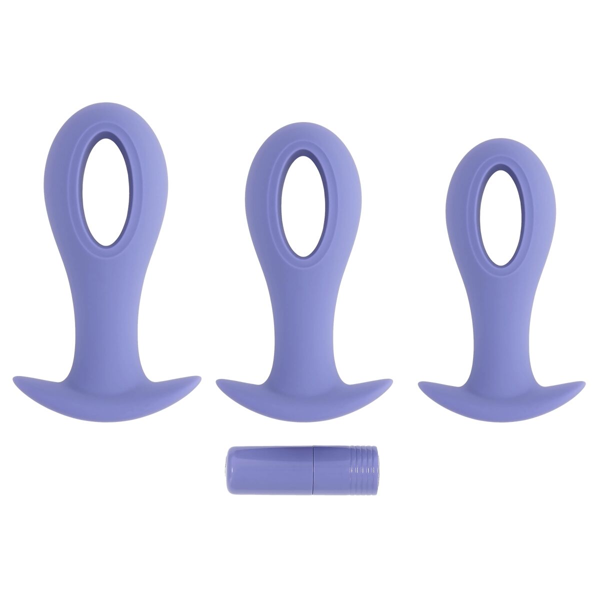 Plug Anale Evolved Viola (8,9 cm) (9,5 cm) (10,1 cm)