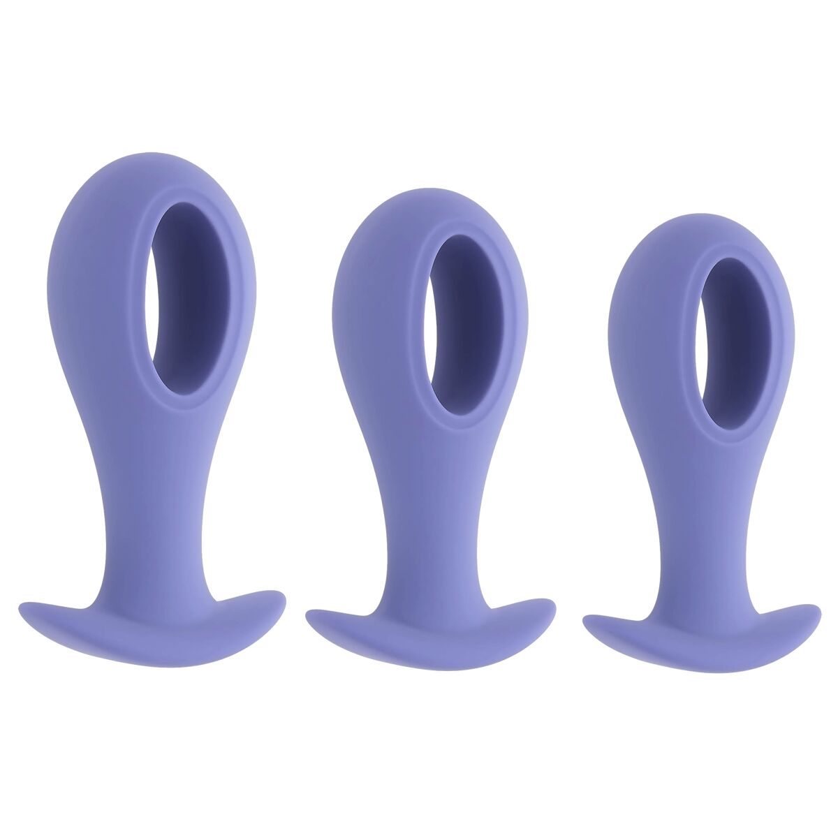 Plug Anale Evolved Viola (8,9 cm) (9,5 cm) (10,1 cm)