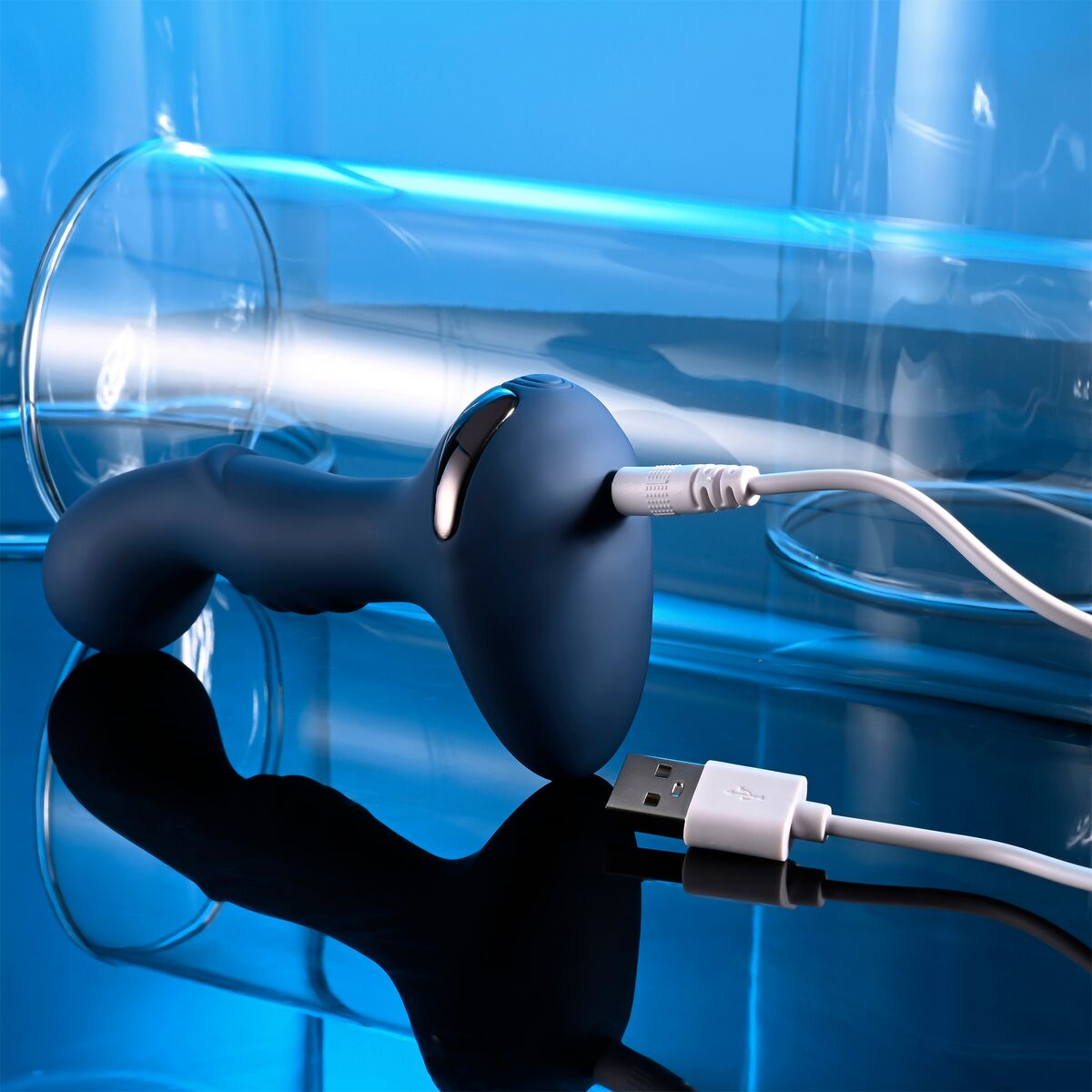 Vibratore Anale Cassini Nero Evolved Zero Tolerance Azzurro