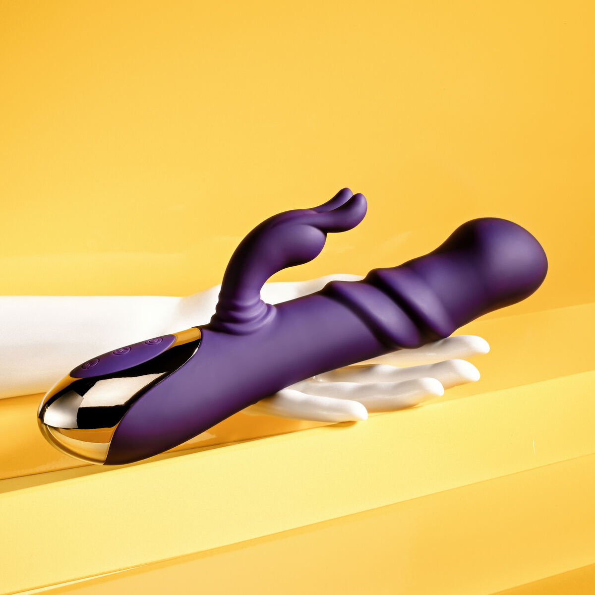 Vibratore Doppia Stimolazione Evolved Playboy Viola Porpora