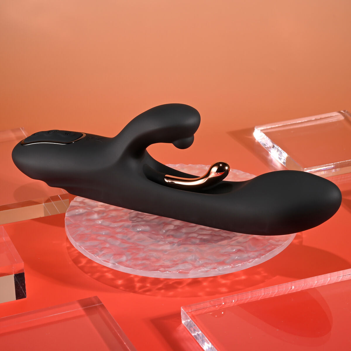 Vibratore Doppia Stimolazione Evolved Playboy Nero