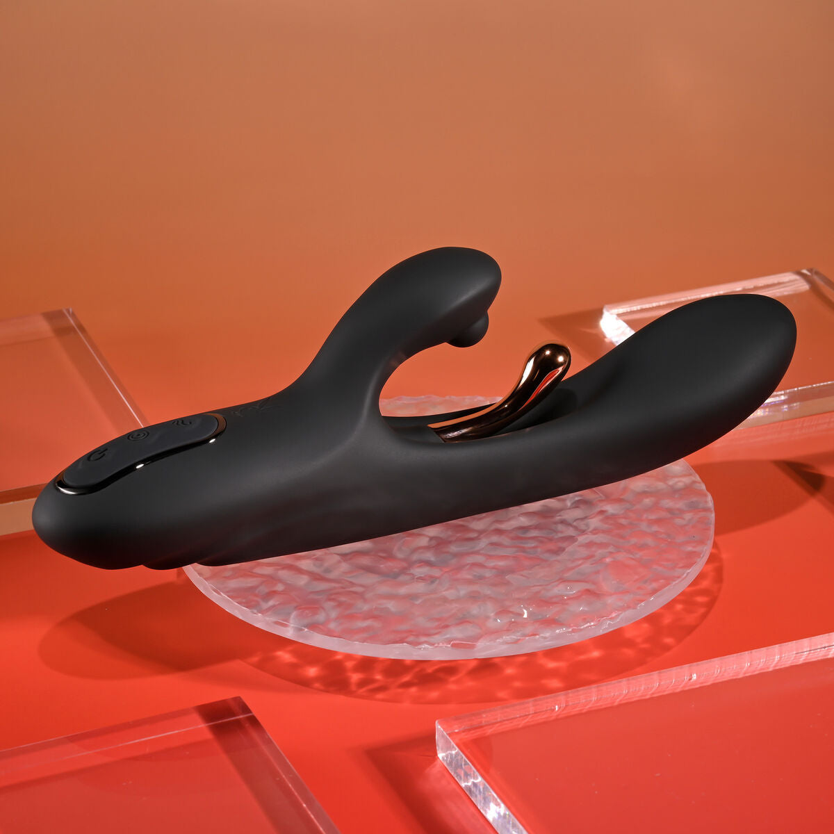 Vibratore Doppia Stimolazione Evolved Playboy Nero