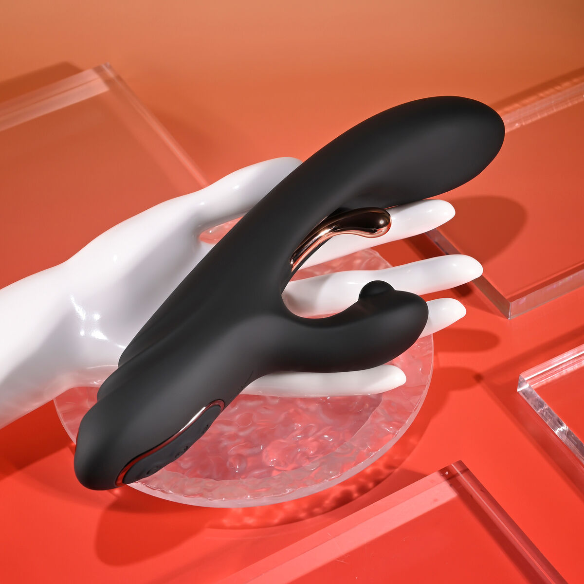 Vibratore Doppia Stimolazione Evolved Playboy Nero