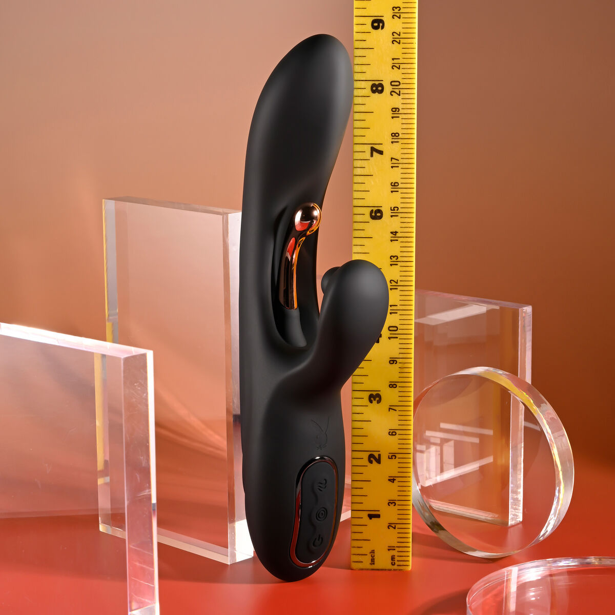 Vibratore Doppia Stimolazione Evolved Playboy Nero