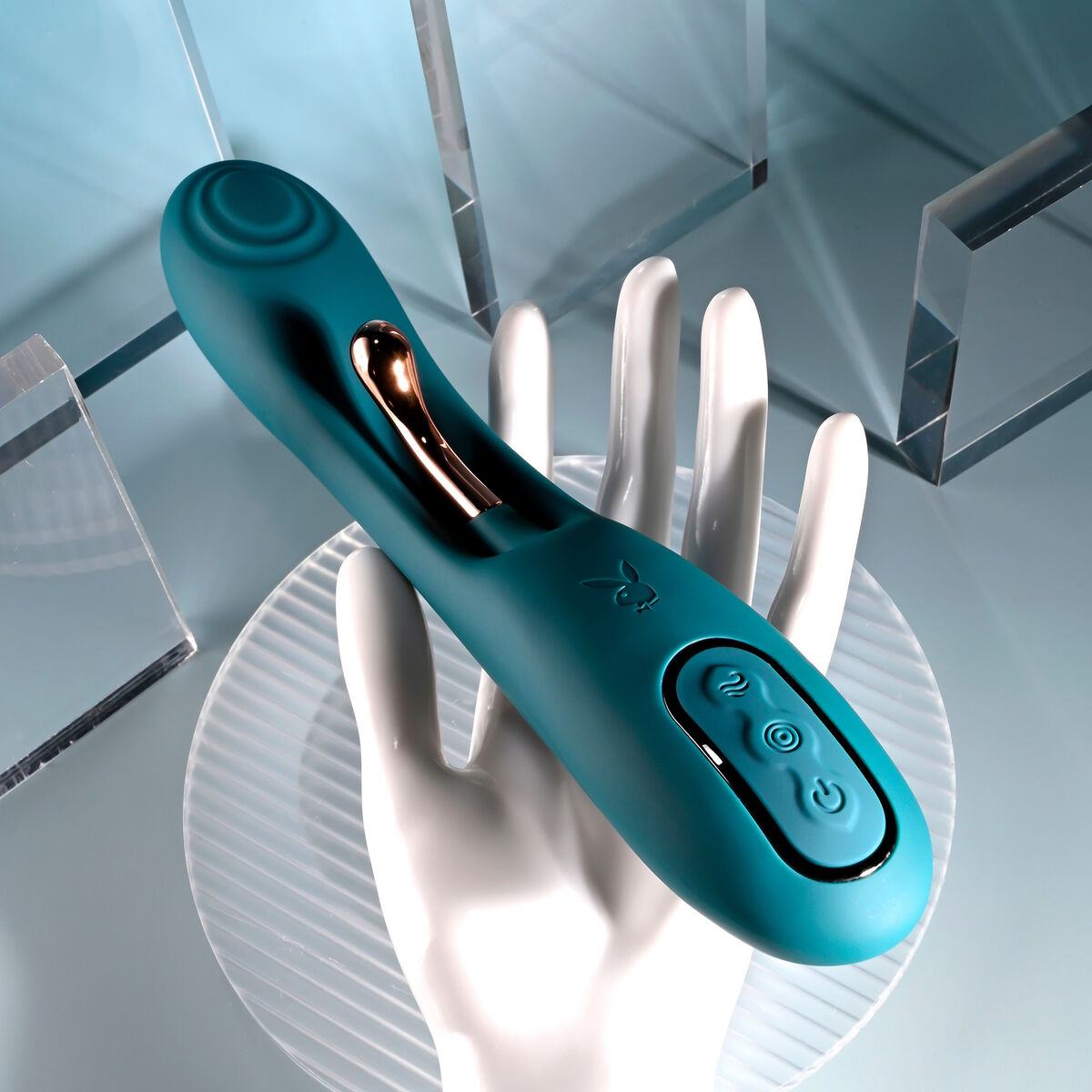 Vibratore Doppia Stimolazione Evolved Playboy Verde