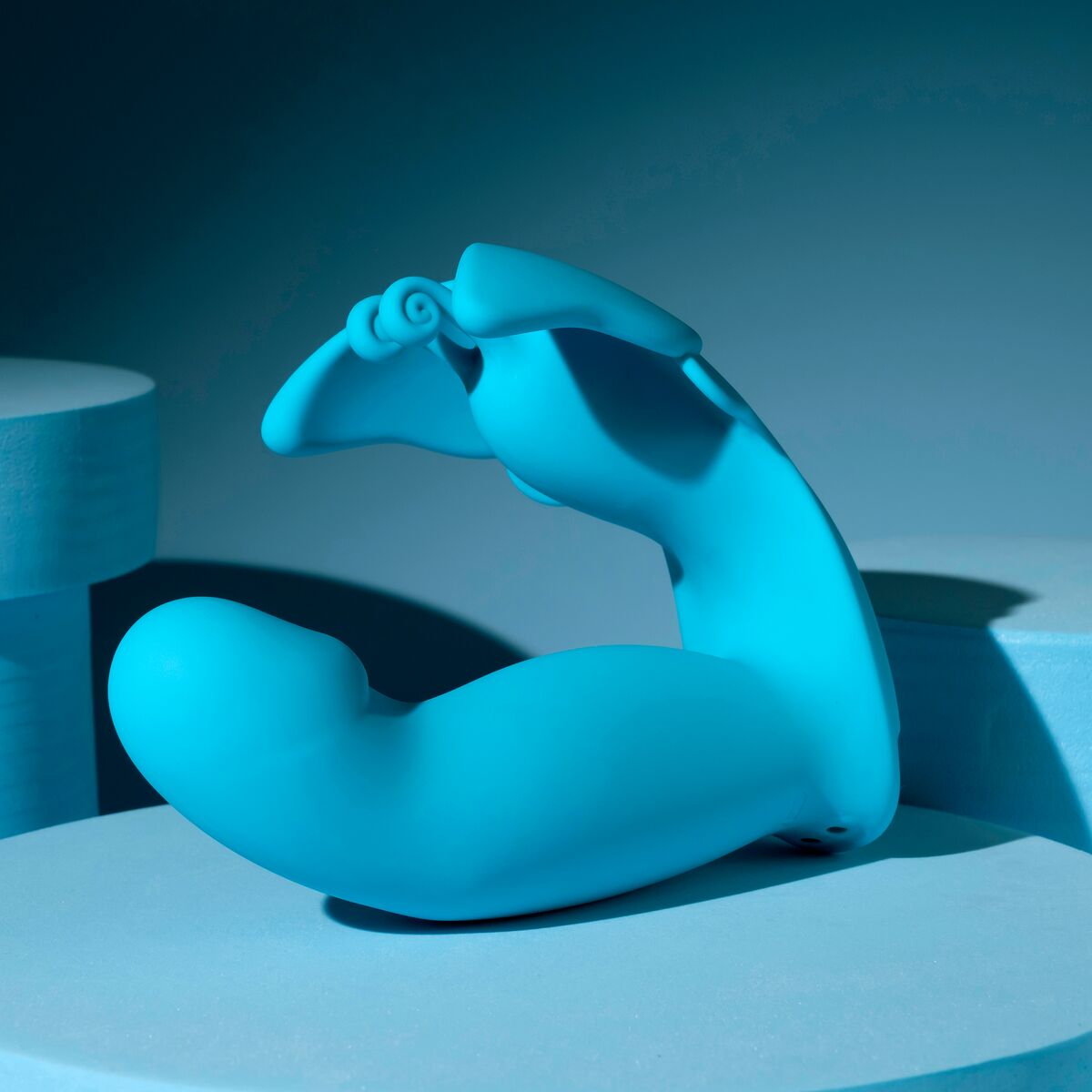 Vibratore Doppia Stimolazione Evolved Azzurro