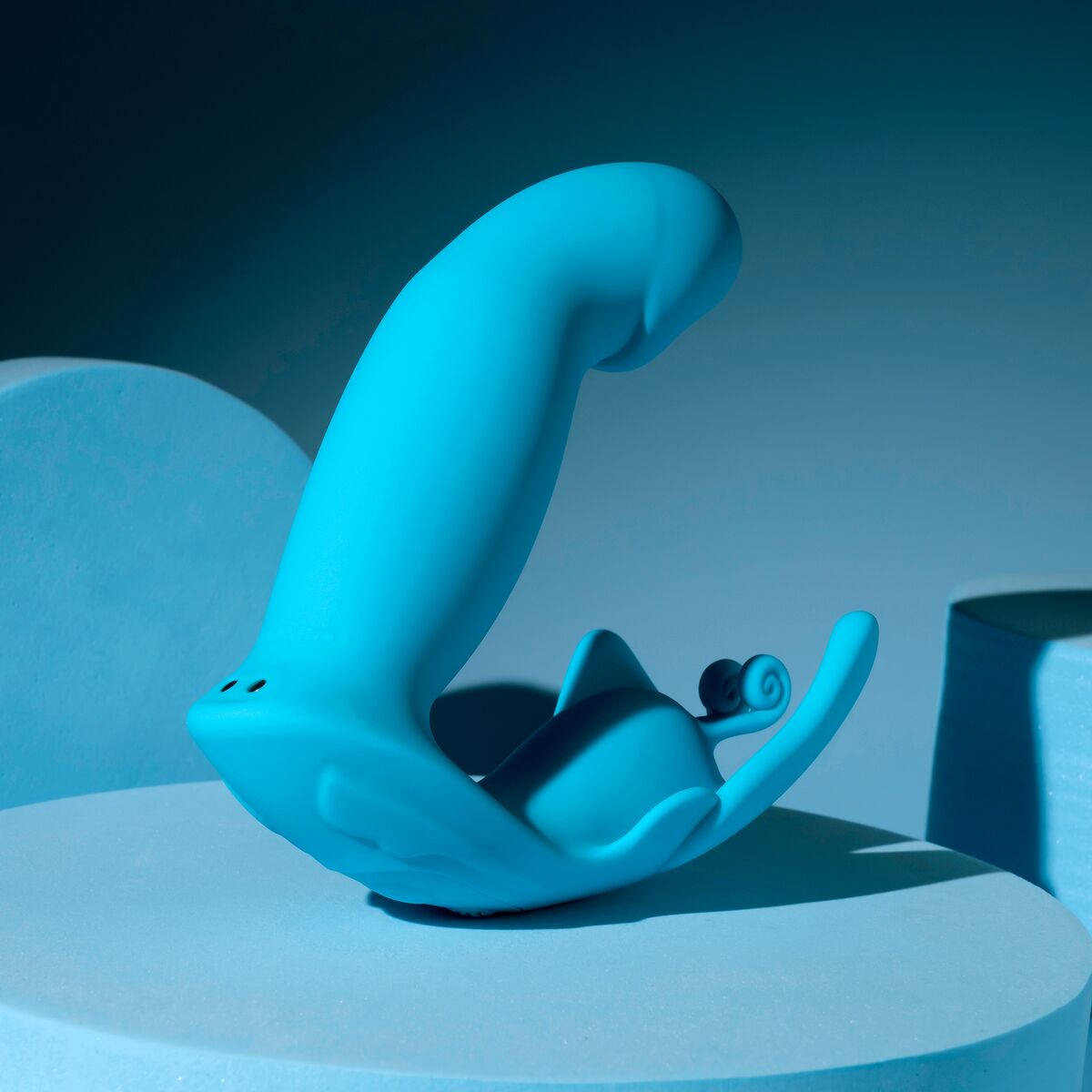 Vibratore Doppia Stimolazione Evolved Azzurro