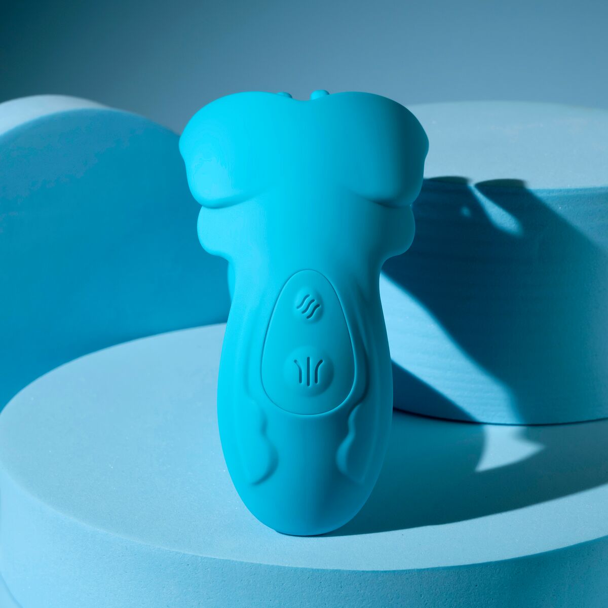 Vibratore Doppia Stimolazione Evolved Azzurro