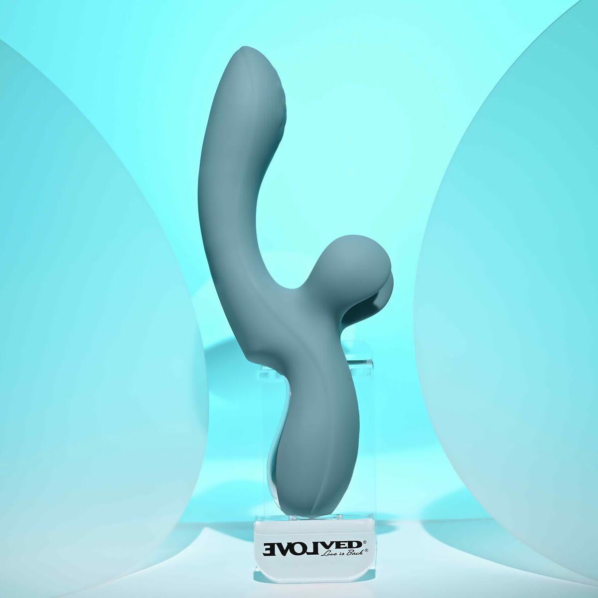 Vibratore Doppia Stimolazione Evolved Azzurro