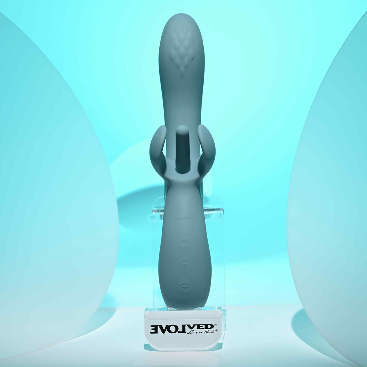 Vibratore Doppia Stimolazione Evolved Azzurro