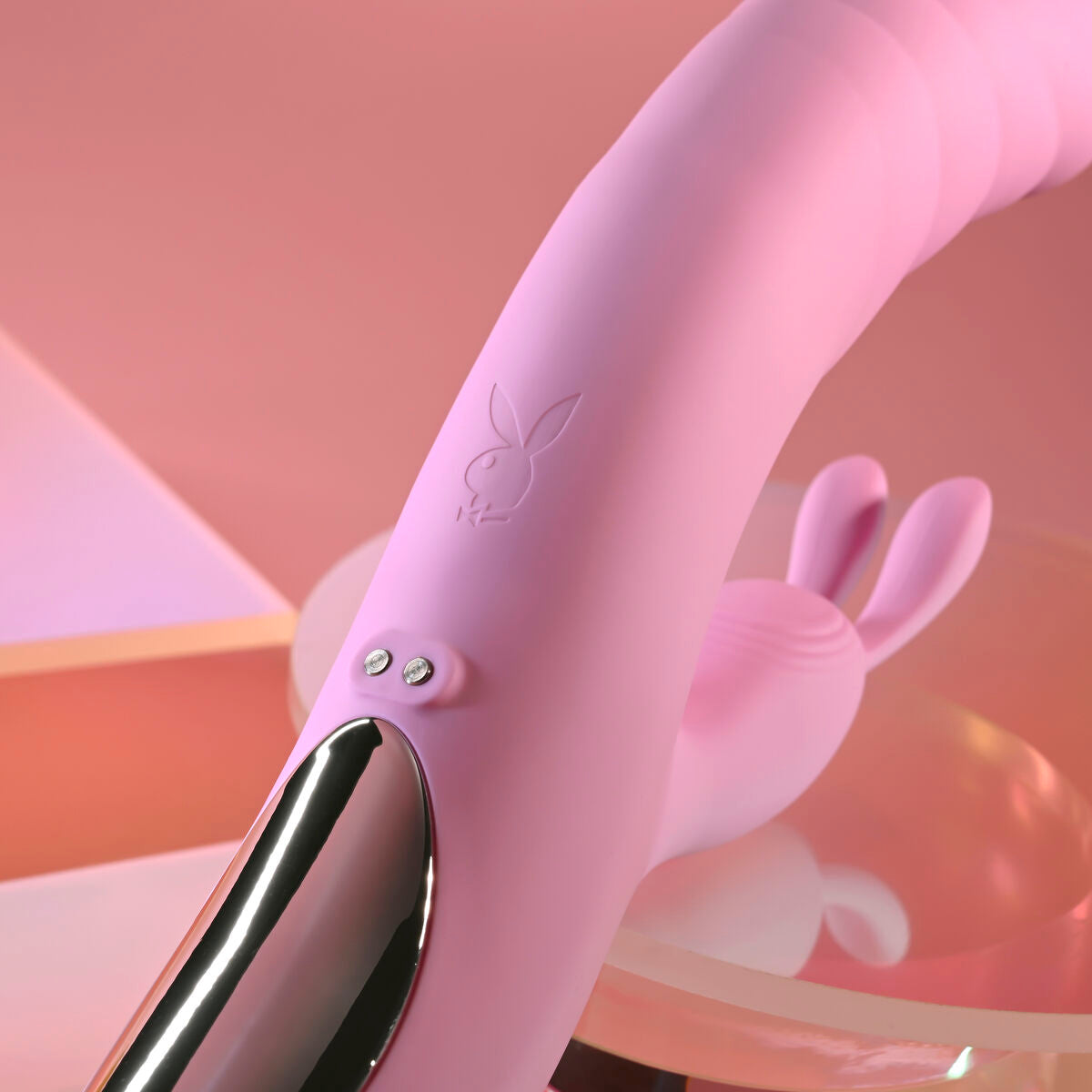Vibratore Doppia Stimolazione Evolved Playboy Rosa