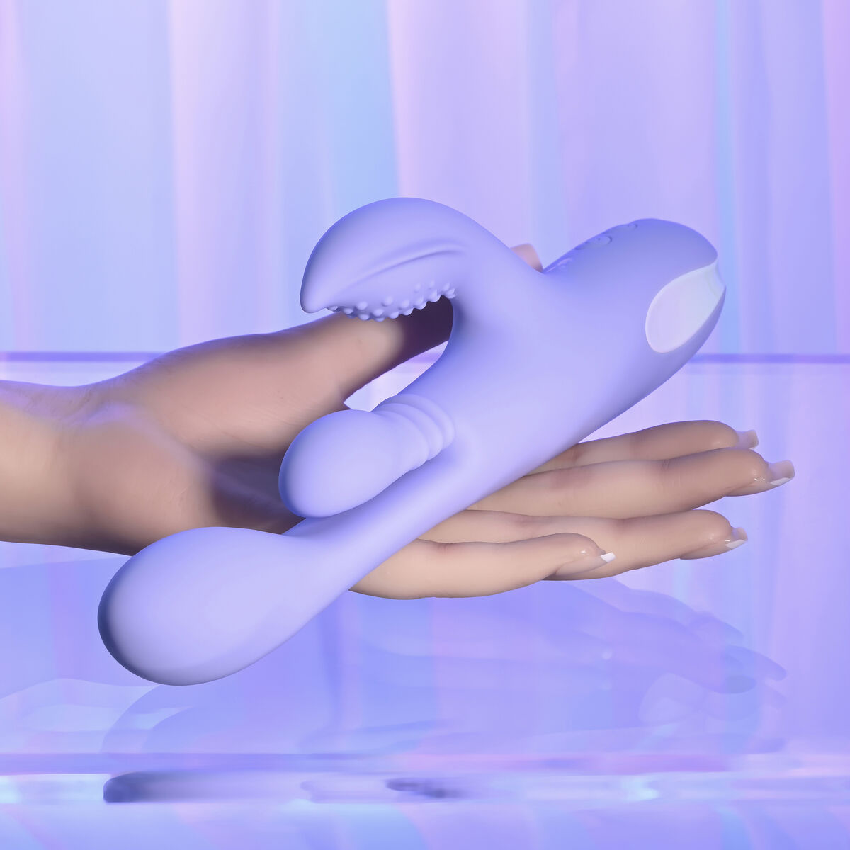 Vibratore Doppia Stimolazione Evolved Playboy Viola Porpora