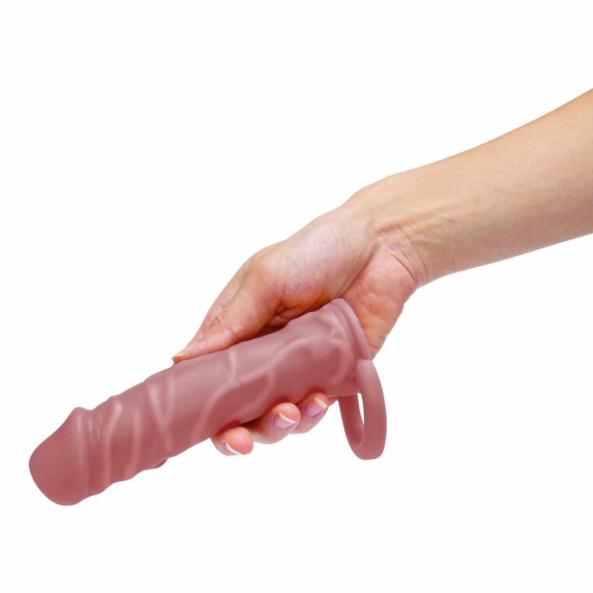 Cover per pene Size Up Marrone Carne Ø 4 cm 15,2 cm