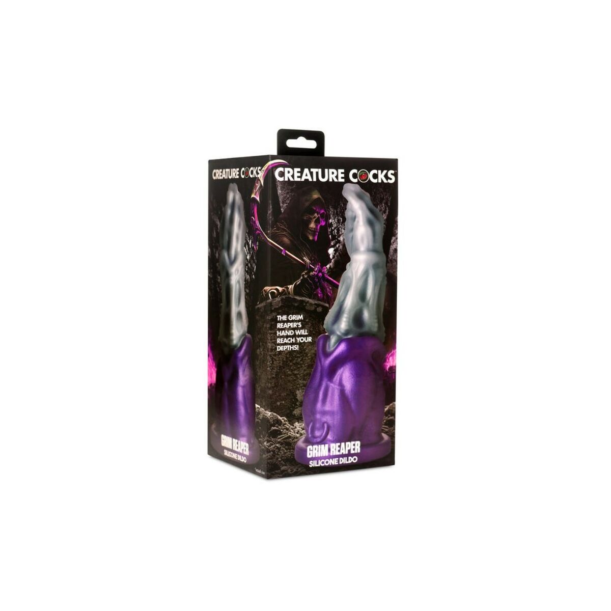 Dildo Realistico XR Violetta Argentato Ø 4,3 cm Ø 7,4 cm