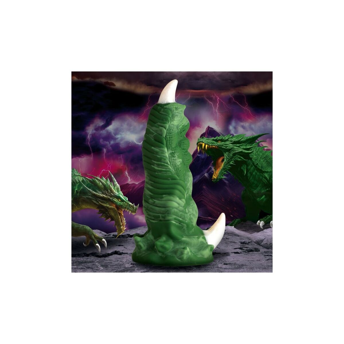 Dildo Realistico XR Bianco Verde