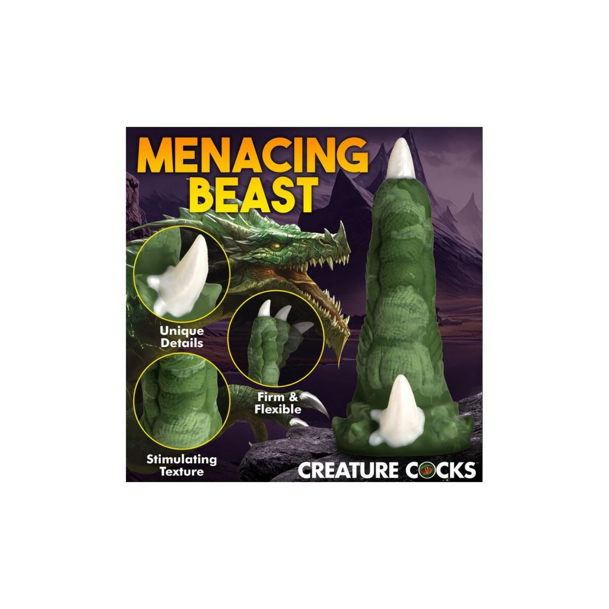 Dildo Realistico XR Bianco Verde