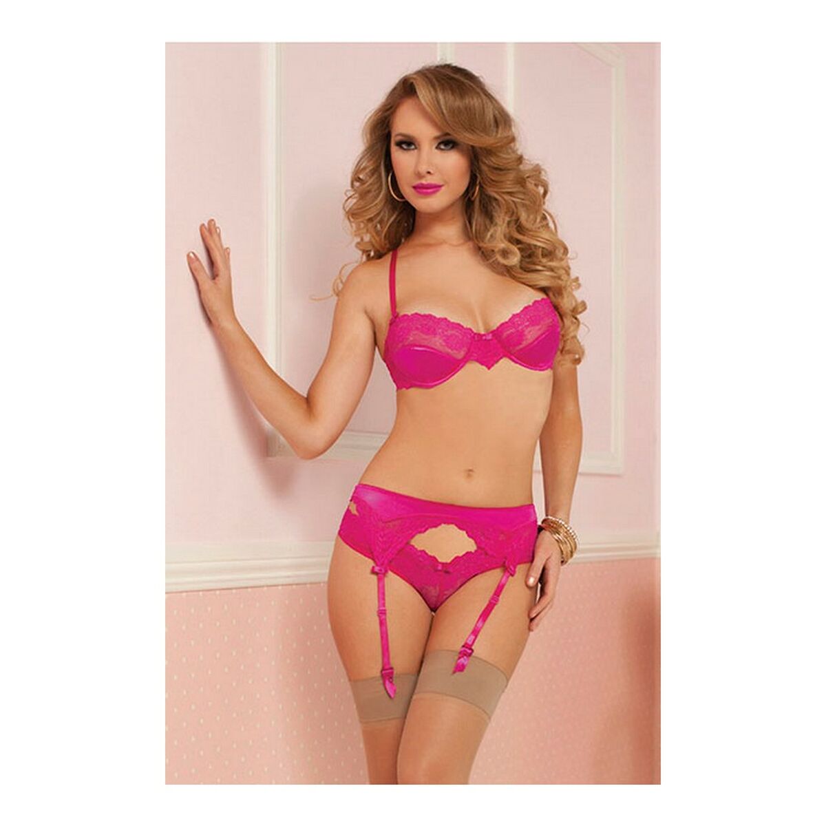Set di Lingerie Peñascal Corallo (3 pcs)