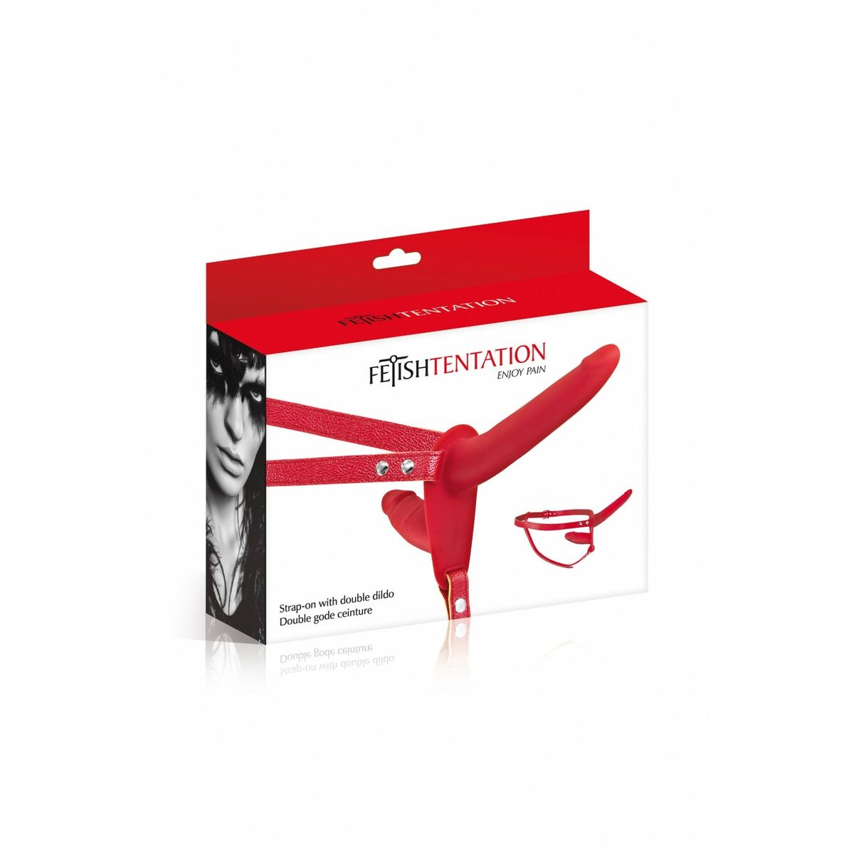 Dildo Indossabile Fetish Tentation Rosso 15,5 cm