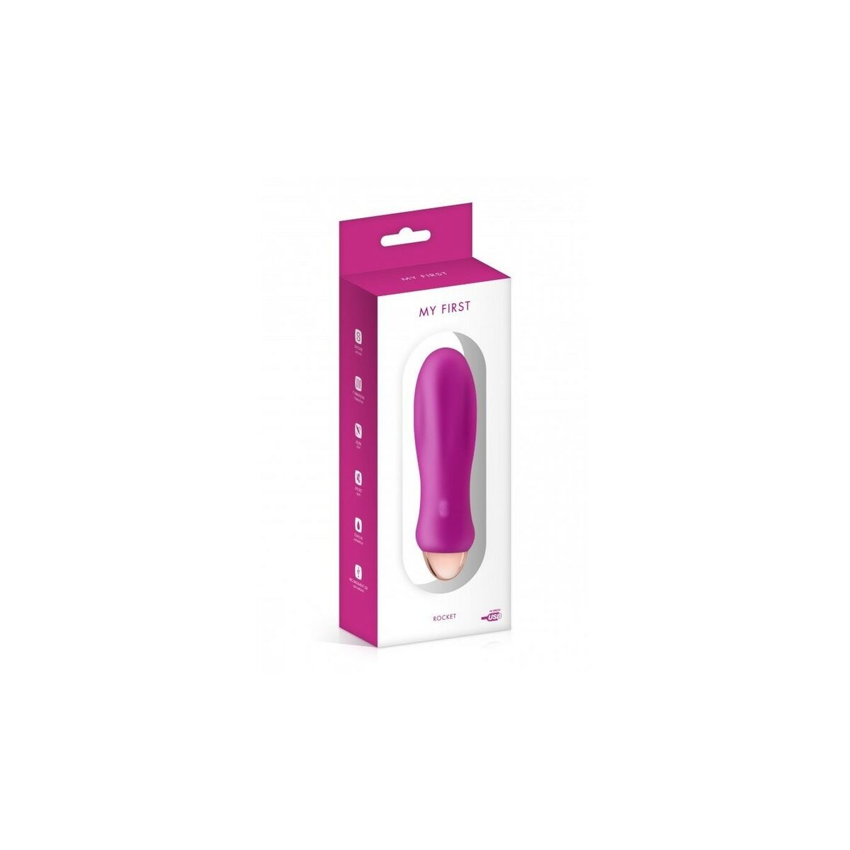 Vibratore My First Rosa Silicone