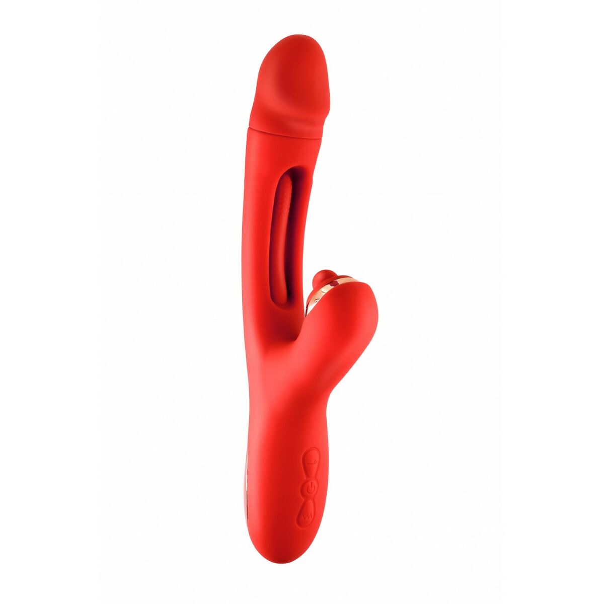 Vibratore Doppia Stimolazione Yoba JOYFULLY  Rosso