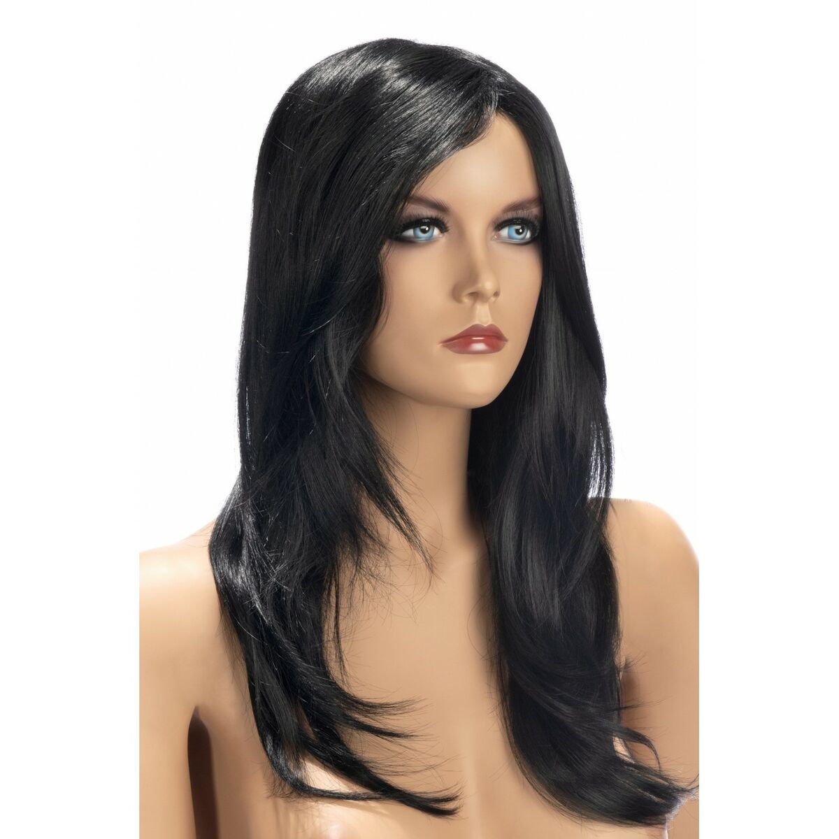 Accesorio Erotico World Wigs Olivia Marrone Parrucca