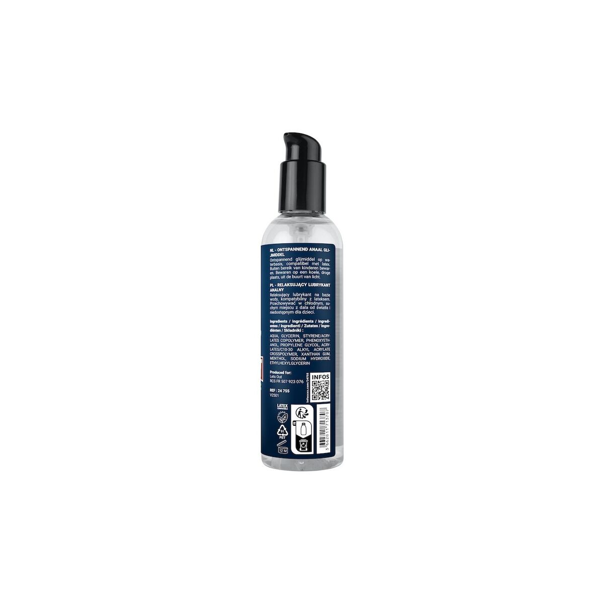 Lubrificante Fuck & Fist 250 ml Menta