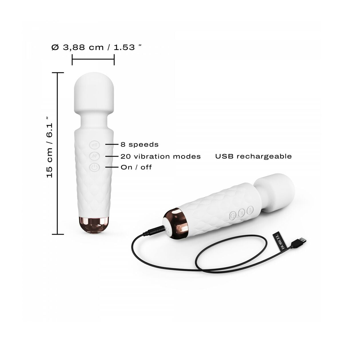 Massaggiatore Dorcel Bianco
