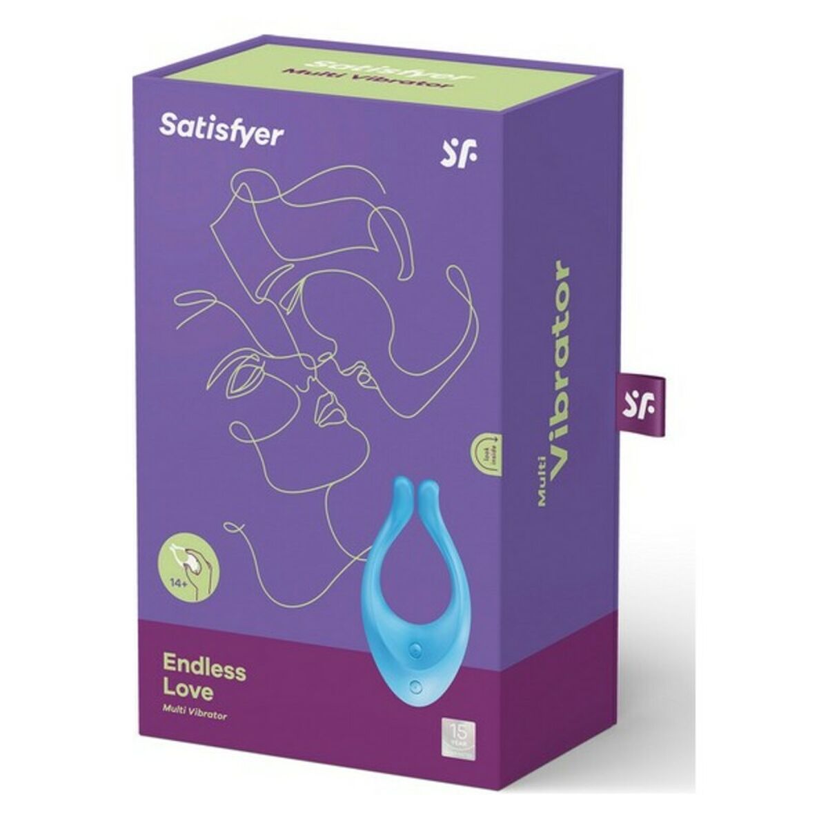 Massaggiatore di Coppia Multifun 1 Satisfyer Partner Azzurro