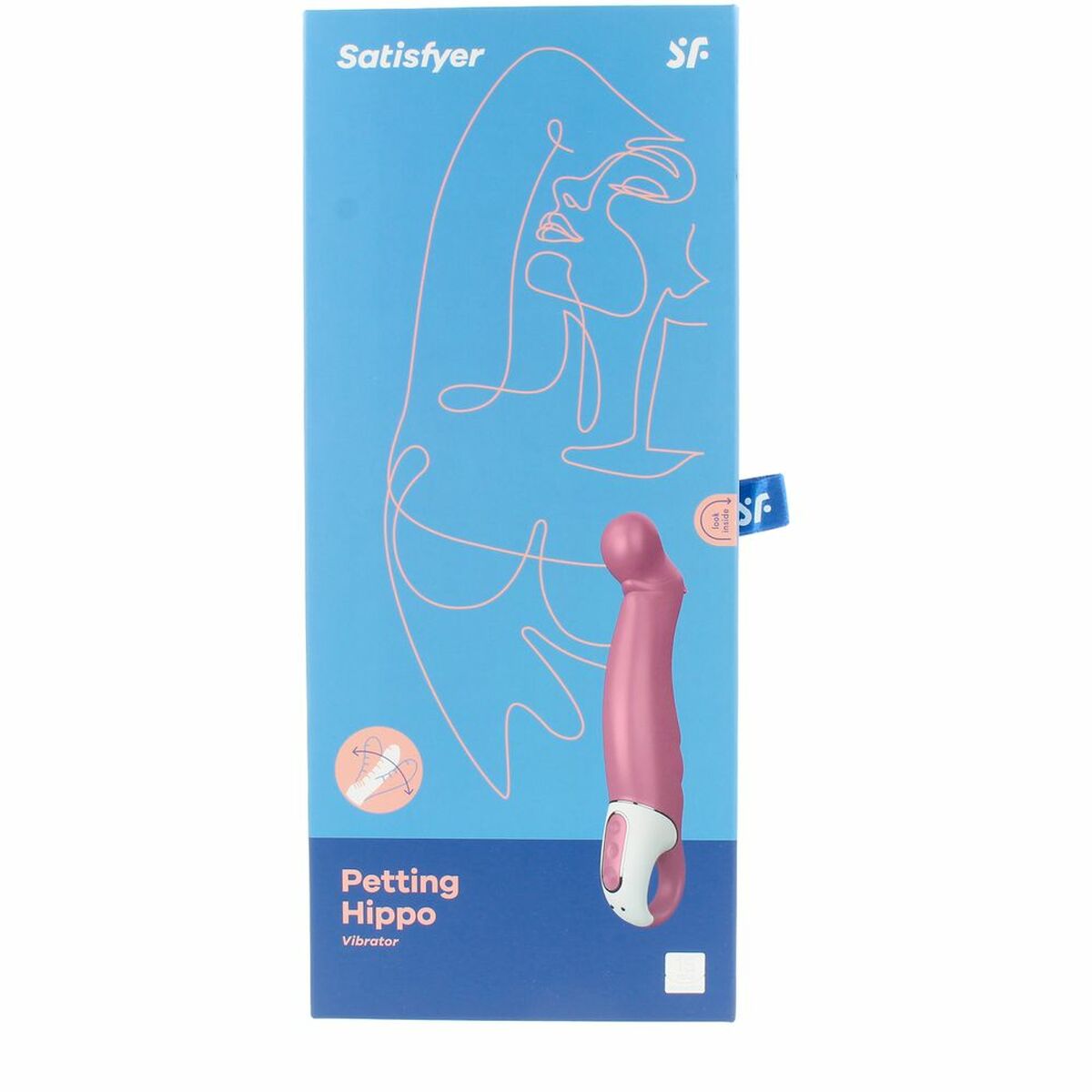 Vibratore per il Punto-G Satisfyer SATISFYER PETTING HIPO Rosa