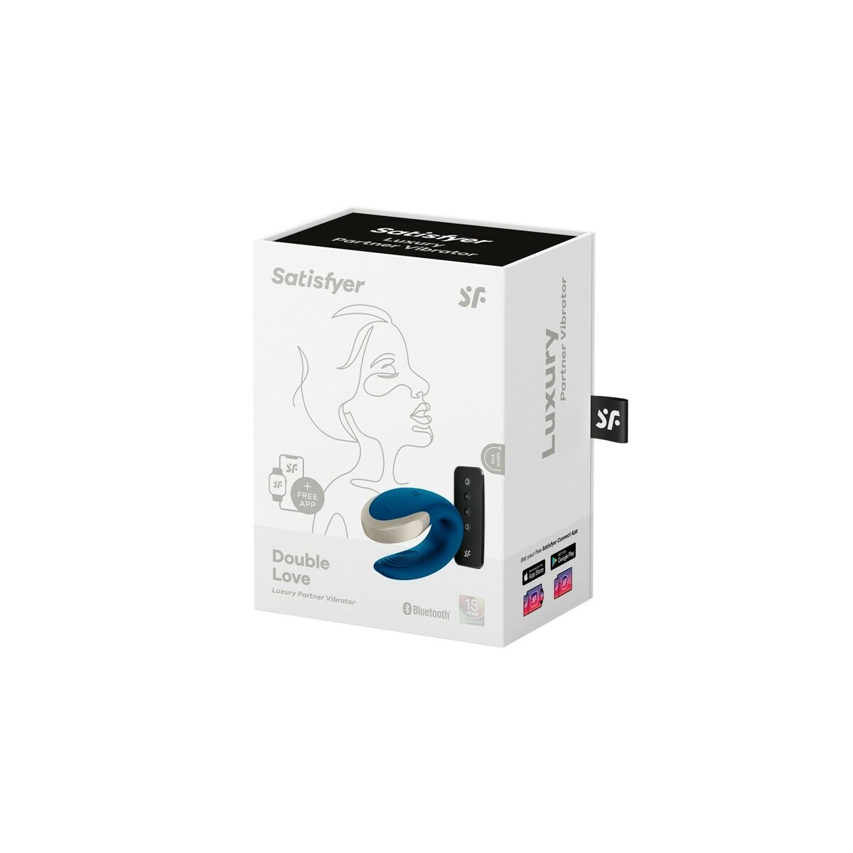 Massaggiatore di Coppia Satisfyer Double Love Azzurro